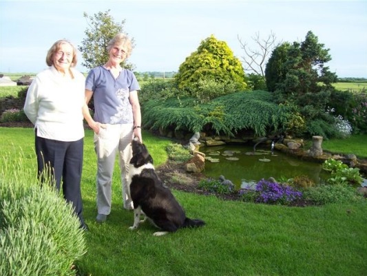Joan and Val Barker at Welbury Grange